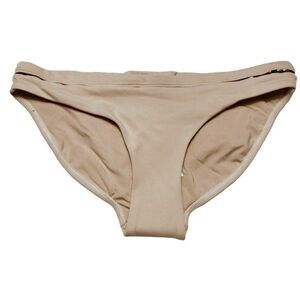 Peixoto Luxury Swimwear Cheeky Bikini Bottom Sz Medium Pale Neutral NEW